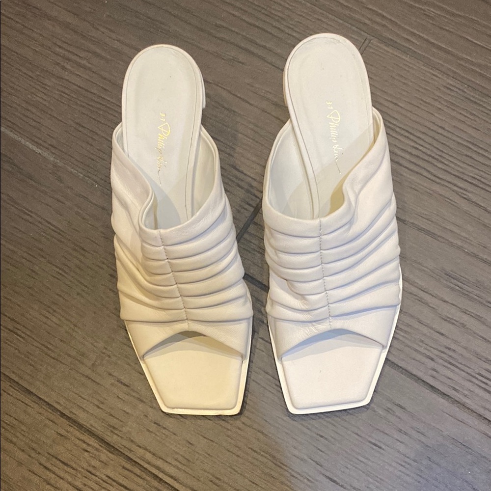 3.1 Phillip Lim Women's Georgia Ruched Mule Sandals